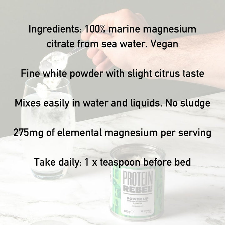 Magnesium Powder for Deeper Sleep & Faster Recovery