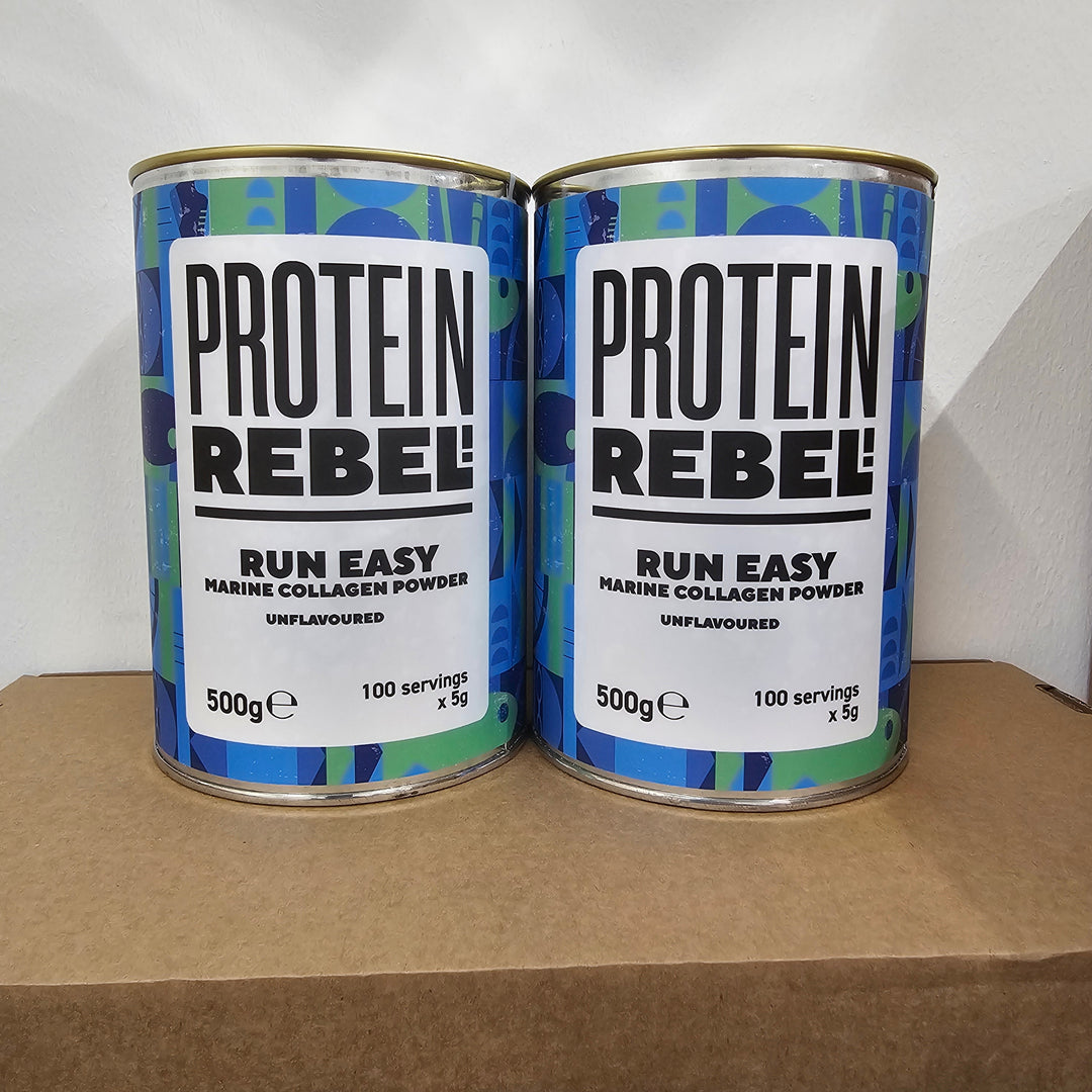Two large tins of Run Easy