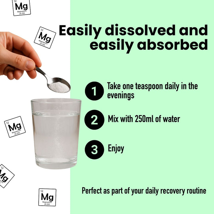 Magnesium Powder for Deeper Sleep & Faster Recovery