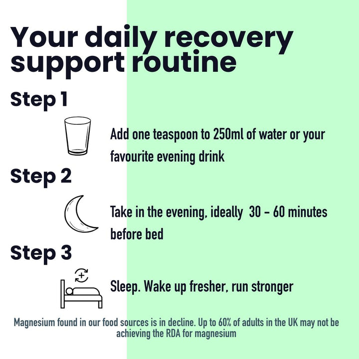 Magnesium Powder for Deeper Sleep & Faster Recovery