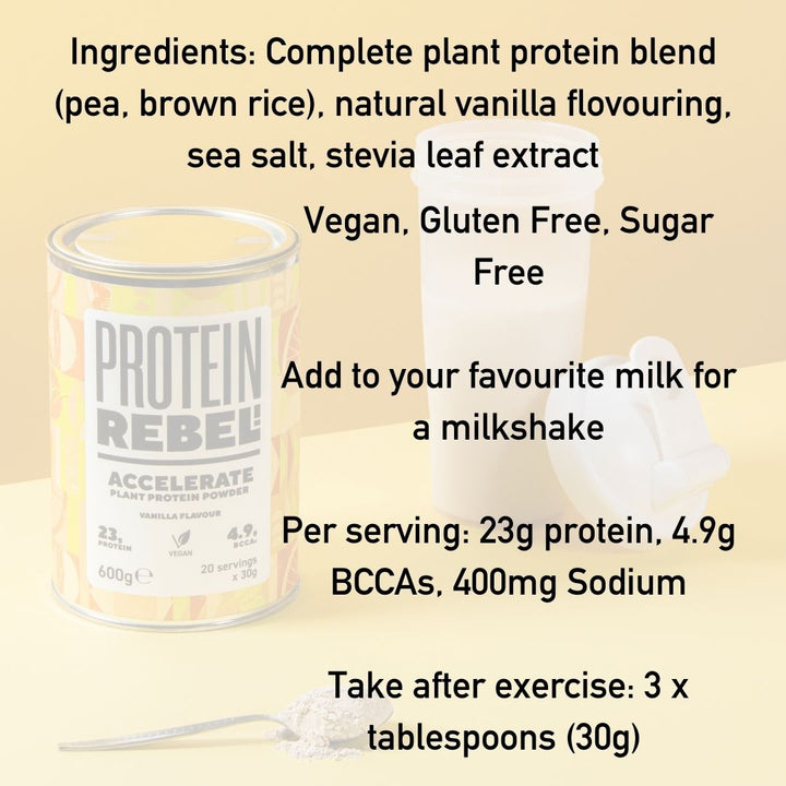 Accelerate Vegan High Protein Powder