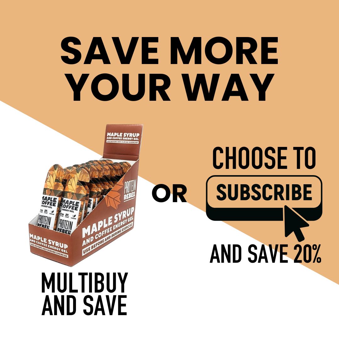 Real Maple Coffee Gel for Caffeine Boost & Energy