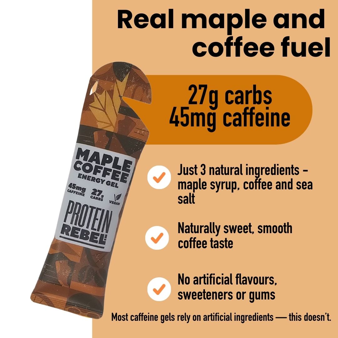 Real Maple Coffee Gel for Caffeine Boost & Energy