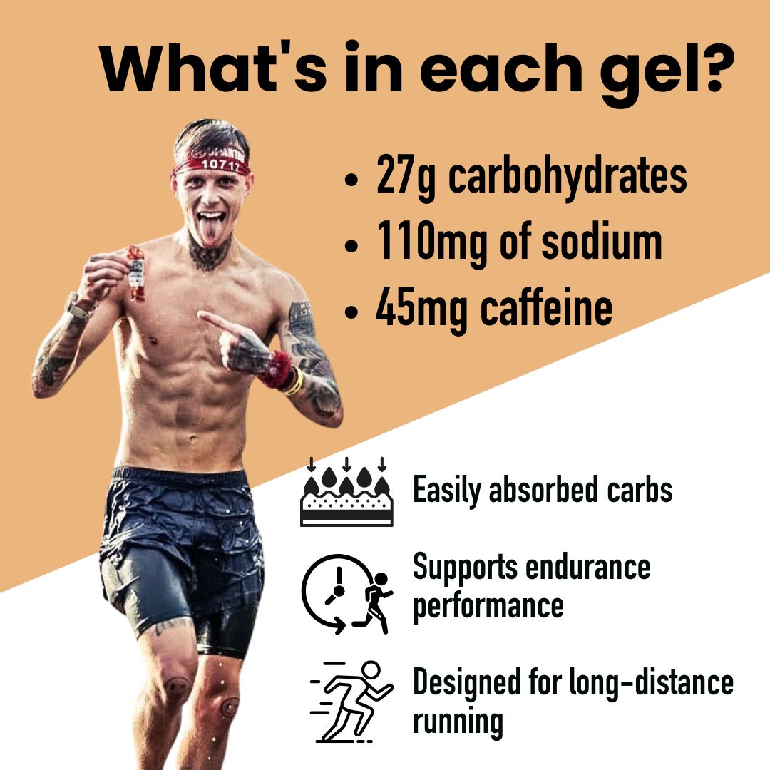 Real Maple Coffee Gel for Caffeine Boost & Energy