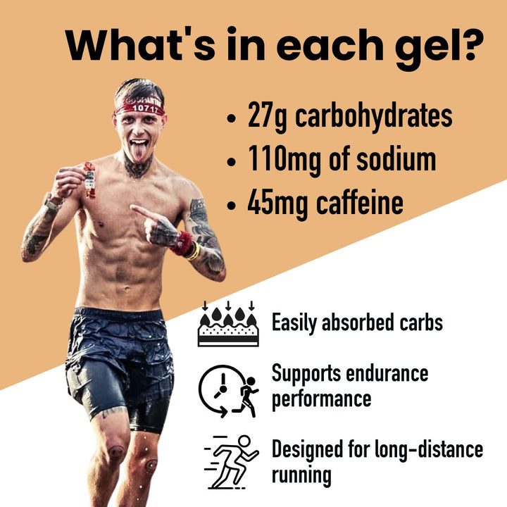 Real Maple Coffee Gel for Caffeine Boost & Energy