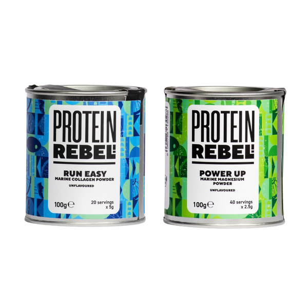 Run Easy collagen and Power Up magnesium