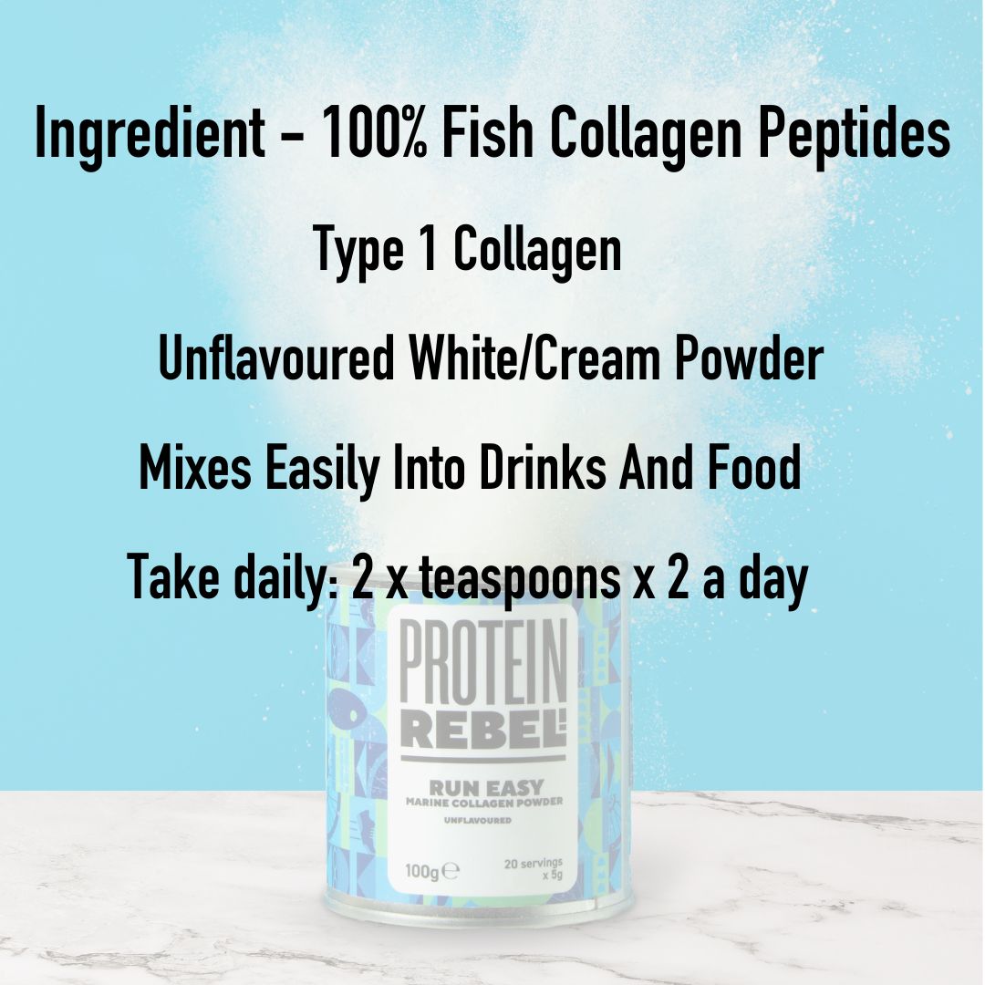 Run Protein Powder Run Easy - Marine collagen peptides powder unflavoured – Protein Rebel UK