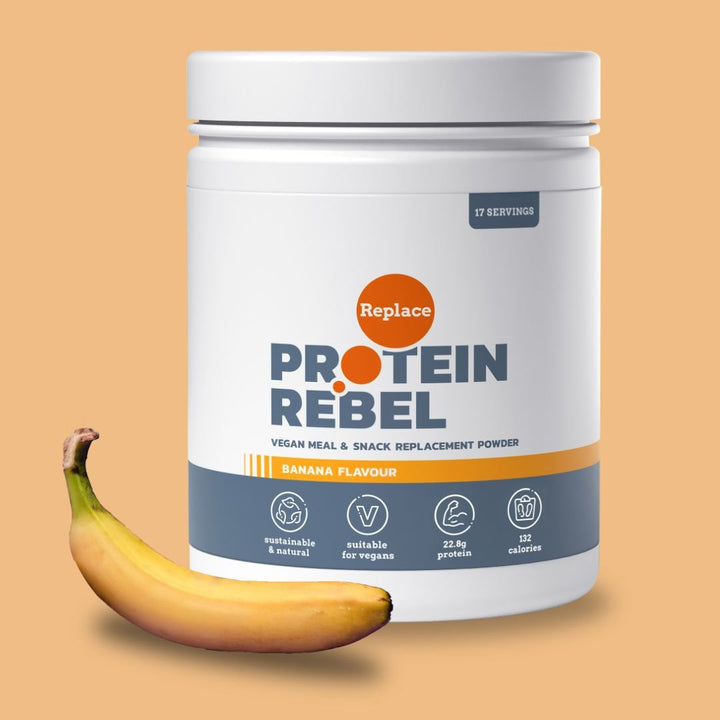 Out Of Stock - New range launching 2024 - Replace vegan protein & high fibre powder - Protein Rebel UK